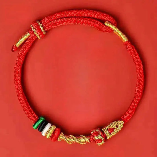 Handwoven Red String Bracelet - Peace & Safety