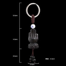 Lotus Buddha Hand Keychain - Peace and Health